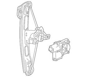 84570762 Gm Genuine Parts Rear Passenger Side Door Window Regulator 84570762 Gm Genuine Parts Rear Passenger Side Door Window Regulator