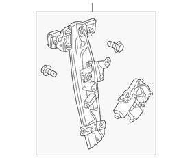 95494532 Gm Genuine Parts Rear Driver Side Power Window Regulator And Motor Assembly 95494532 Gm Genuine Parts Rear Driver Side Power Window Regulator And Motor Assembly