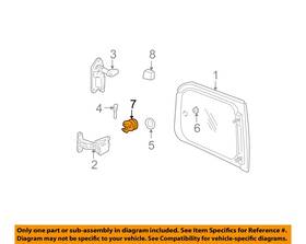 10299852 Gm Oem 97-08 Montana Side Panel Glass-bearing