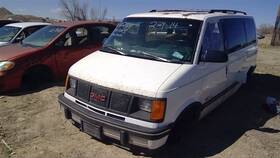284-06111ar Gmc Truck Passenger Quarter Glass Rear With Frame Opt Aj1 Fits 90-03 Astro