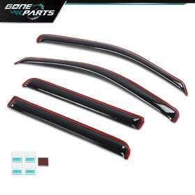 Goneparts Go2603061719 Fits 2022-2024 Nissan Frontier Crew Cab In-channel Ventvisor Window Deflectors