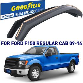 Gy003406 Goodyear Car Accessories Shatterproof In-channel Window Visors 2pc