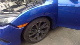 275-59838 Honda Local Pickup Only Back Glass Coupe Vin 4 6th Digit Fits 16-20 Civic 1096569