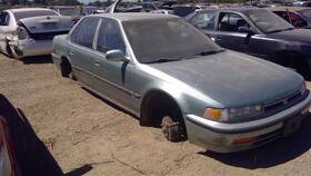 278-58124l Honda Driver Left Rear Door Glass Sedan Fits 90-93 Accord 268305
