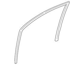 72235-s04-003 Honda Genuine Run Channel 72235-s04-003 Honda Genuine Run Channel