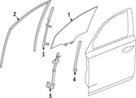 72235-t90-a01 Honda Genuine Channel R Front