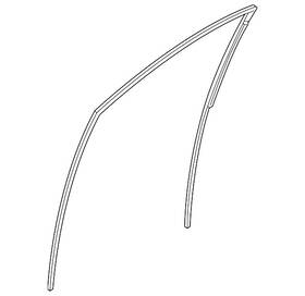 Honda 72235-tg7-a11 Genuine Window Channel