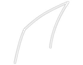 72275-t3l-a01 Honda Genuine Window Channel