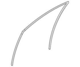 72275-tbg-a01 Honda Genuine Window Channel