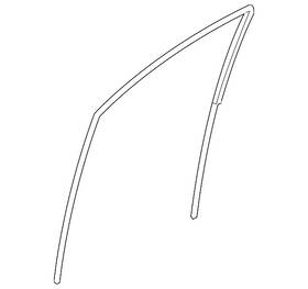 72275-tk8-a11 Honda Genuine Window Channel