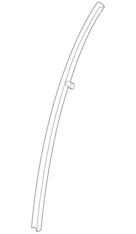 72731-shj-a01 Honda Genuine 2005-2010 Odyssey - Sash R Rear Door Quarter