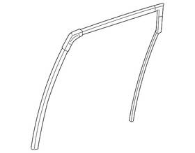 72775-t7a-003 Honda Genuine Run Weather-strip