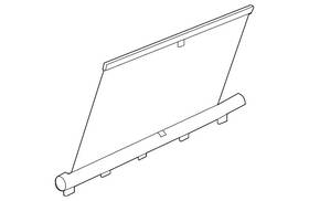 83730-thr-a01za Honda Genuine Sunshade