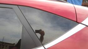 284-10536al Hyundai Driver Quarter Glass Satin Chrome Belt Moulding Fits 24-25 Kona 166564