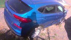 284-59602br Hyundai Tucson 2016-2020 Passenger Quarter Glass With Privacy Tint