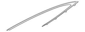 83850-g9001 Hyundai Genuine Frame Molding 83850-g9001 Hyundai Genuine Frame Molding