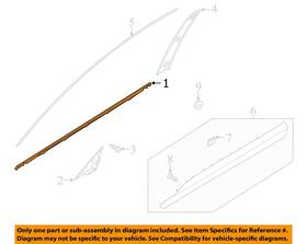 82210s8000 Hyundai Oem 20-25 Palisade Front Door Exterior Trim-belt Molding
