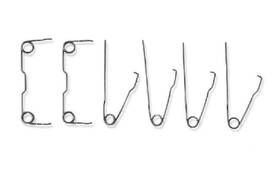 2710 I-5 Classic Chevy 55 1955 2 Door Hardtop Window Flipper Spring Set