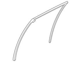 82331-6he0a Infiniti Genuine Run Channel