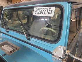 1416685 Jeep Used Windshield Frame Fits 1995 Wrangler Grade A