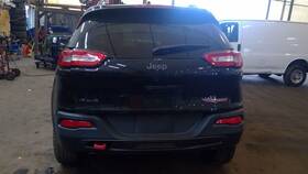 284-06217cl Jeep Local Pickup Only Driver Quarter Glass Privacy Tint Black Trim Fits 14-18 Cher