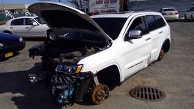 284-06221al Jeep No Shipping Driver Quarter Glass Chrome Moulding Fits 16-19 Grand Cherokee 815
