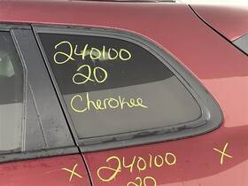284-10153cl Jeep Driver Quarter Glass Privacy Tint Black Trim Fits 20 Cherokee 2623677
