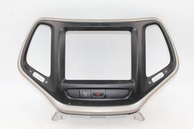 68165249ac Jeep 2018-2020 Cherokee Radio Instrument Panel Bezel With Hazard Switch Oem #37169