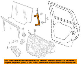 68247329aa Jeep Chrysler Oem 15-18 Renegade Glass-rear Door-channel Left