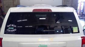 275-00342b Jeep/plymouth Truck Local Pickup Only Back Glass Privacy Tint Fits 07-17 Patriot 665304