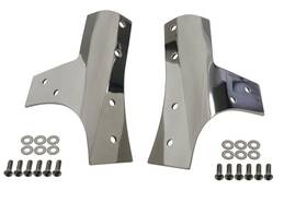 30574 Kentrol Windshield Supports Stainless Steel Polished Fits Jeep Pair