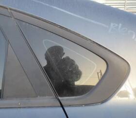 284-10135al Kia Driver Quarter Glass Sedan Black Moulding Fits 19-22 Forte 151387