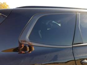 284-10158cr Kia 21-23 Telluride Oem Passenger Right Rear Quarter Glass Window Black Trim