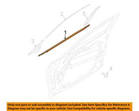 82210j5000 Kia Oem 18-23 Stinger Front Door Exterior Trim-belt Molding