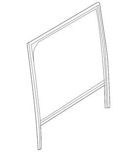 Lr186604 Land-rover Genuine Run - Door Glass Lr186604 Land-rover Genuine Run - Door Glass