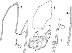 Lr189315 Land-rover Genuine Run Channel
