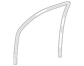 68141-60050 Lexus Genuine Window Channel