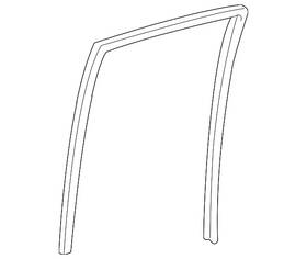 68142-60050 Lexus Genuine Window Channel