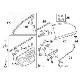 W507122s451 Lincoln Oe For Continental 2017-2020 Window Shade Screw