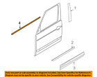 Lr001688 Land Rover Oem Window Molding Weatherstrip Left