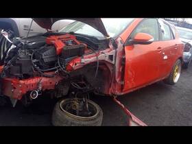 270-50412b Mazda Local Pickup Only Windshield Glass With Rain Sensor Automatic Wipers Fits 10-1