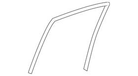 Bn8v-73-605 Mazda Genuine Run Channel