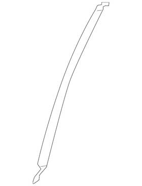 C235-58-602e Mazda Genuine Guide Channel C235-58-602e Mazda Genuine Guide Channel