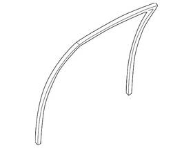 Gj6a-73-605d Mazda Genuine Run Channel