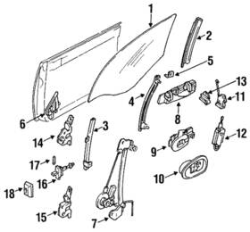 Hg30-59-781d Mazda Genuine Retainer