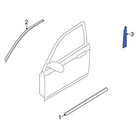 Gs3r508v3 Mazda Oe For 6 2009-2013 Front Right Black Out Tape