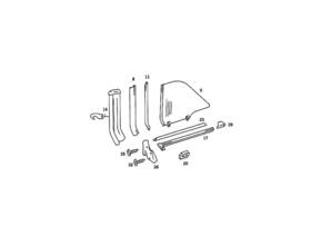 126-670-02-38 Mercedes-benz Genuine Rail