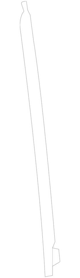 164-730-06-19-64 Mercedes-benz Genuine Window Divider