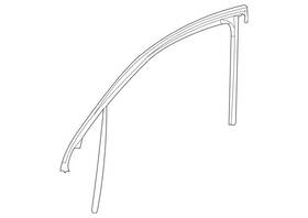 167-725-13-00 Mercedes-benz Genuine Run Channel