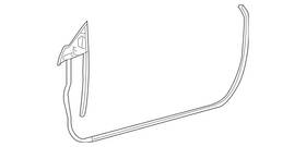 209-720-02-78 Mercedes-benz Genuine Sealing Frame
